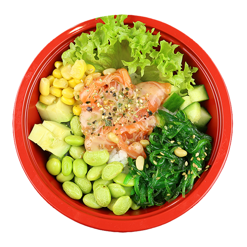 Poké bowl salmon