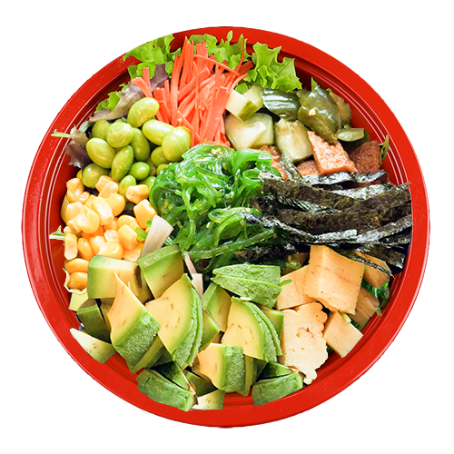 Poké bowl veggie